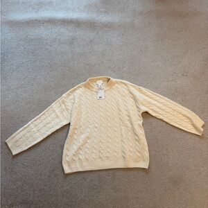 H&M cable knit sweater